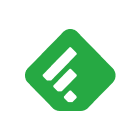 logo feedly fill