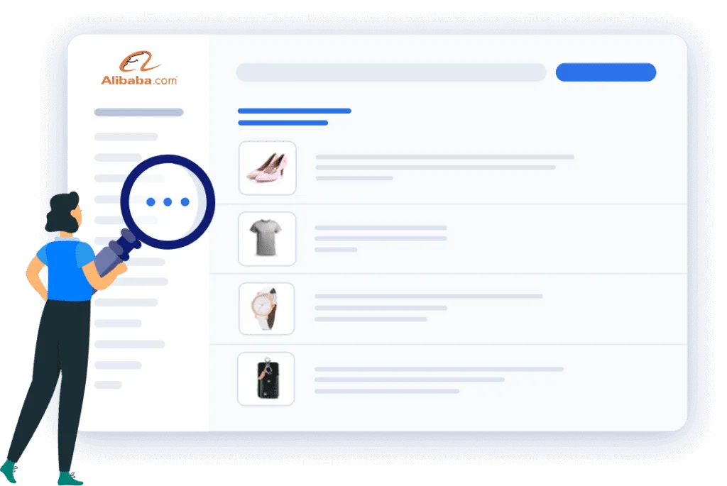 Alibaba product listing service