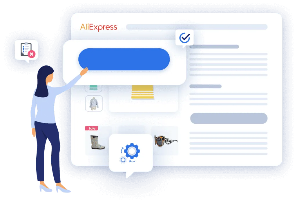 Aliexpress professional store design
