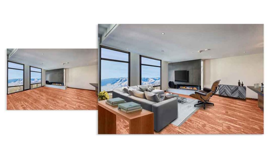 Real estate photo editing service 12 Virtual staging