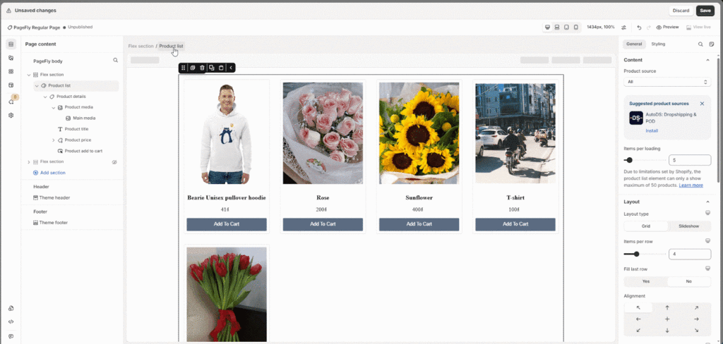 Shopify store design service