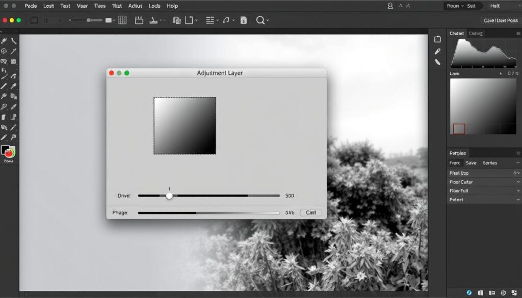 black and white adjustment layer in photoshop