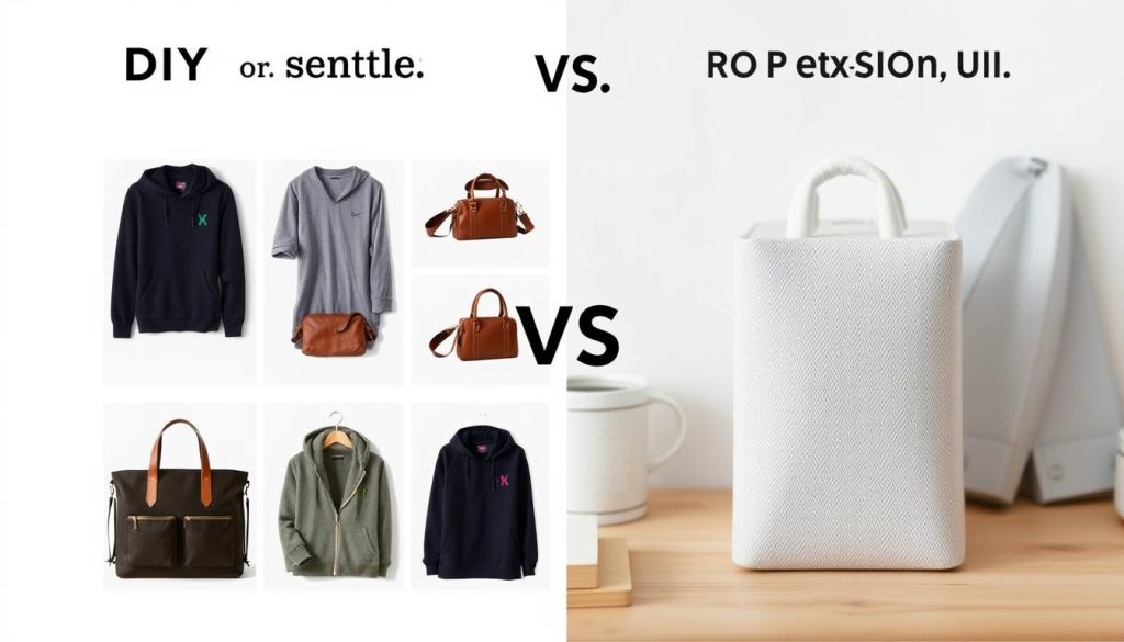 Comparison of DIY vs professional product photo editing results