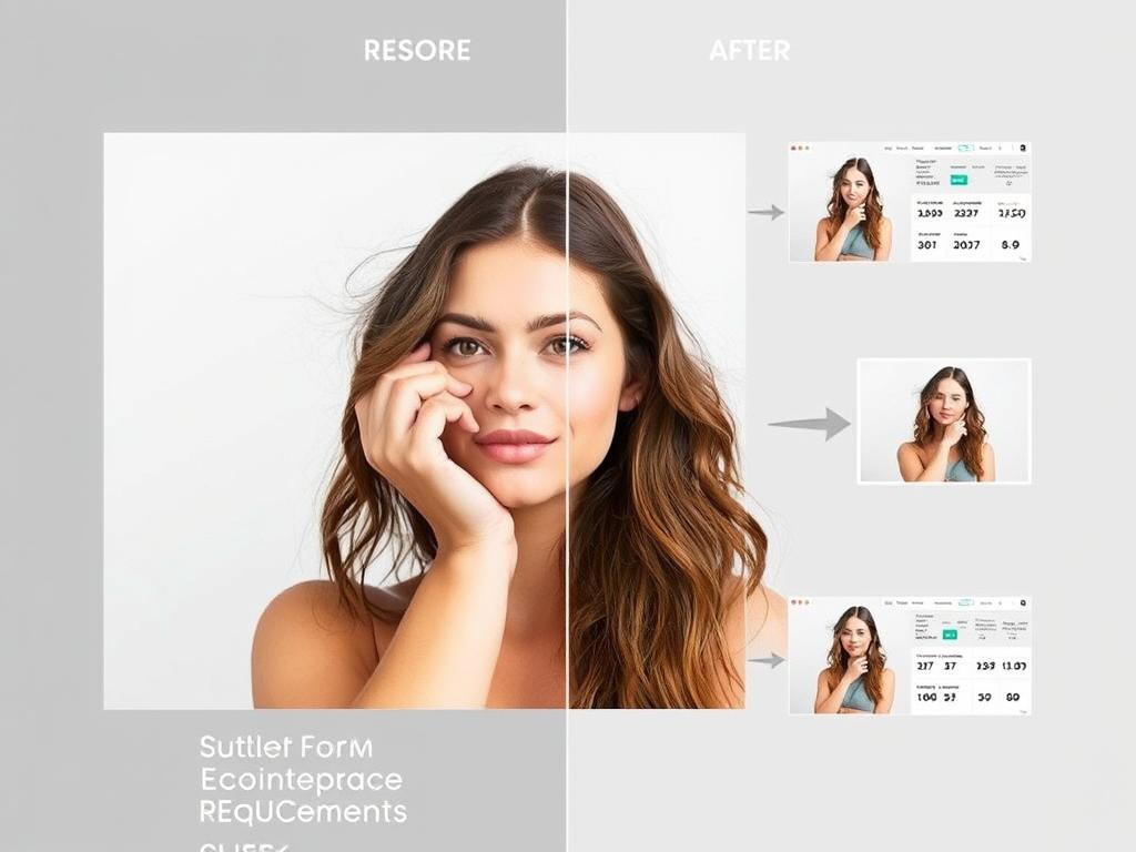 Image resizing and formatting for ecommerce platforms