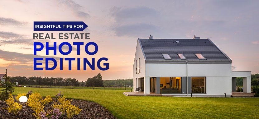 Real estate photo editing