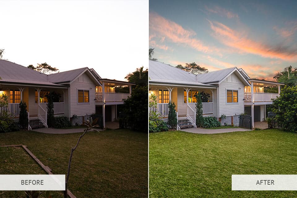 What is real estate photo editing