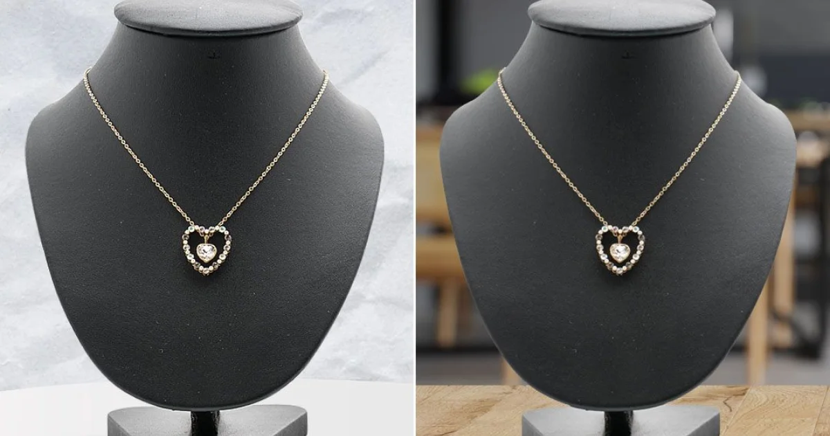 Common jewelry photography mistake
