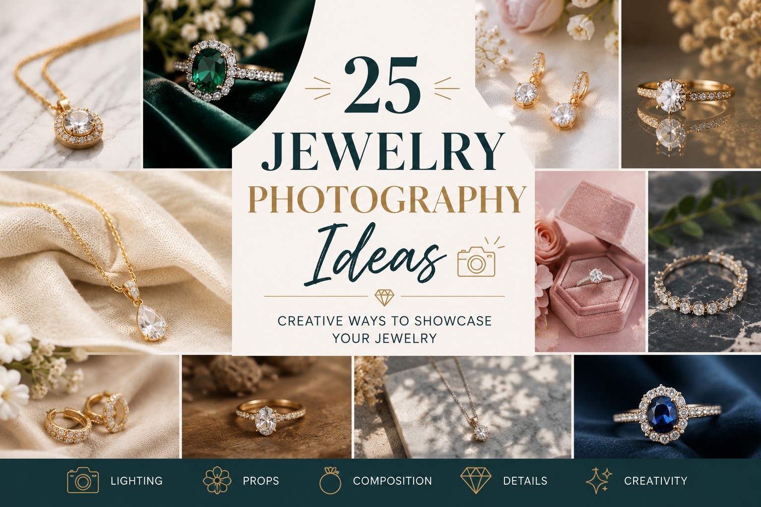 25 jewelry photography ideas