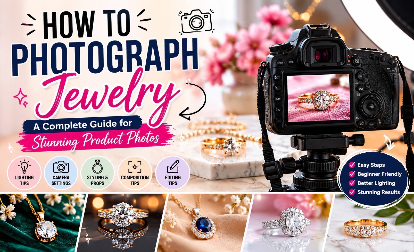 how to photograph jewelry