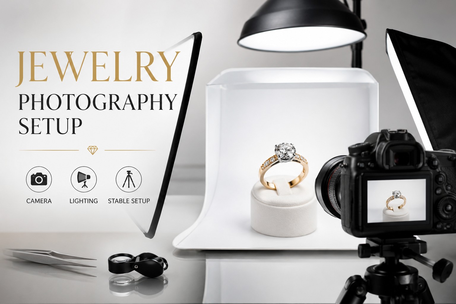 jewelry photography setup